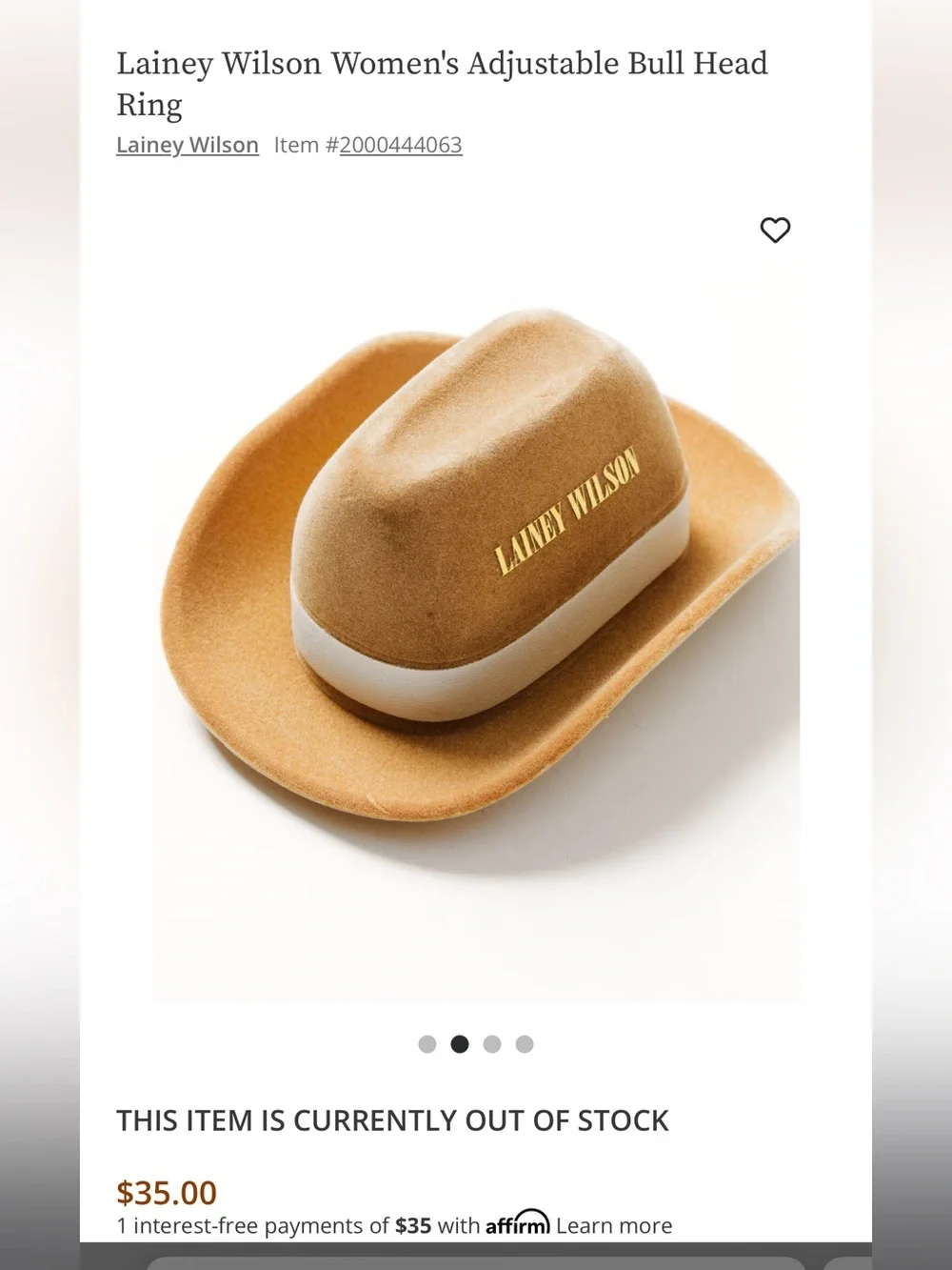 Laney Wilson ring